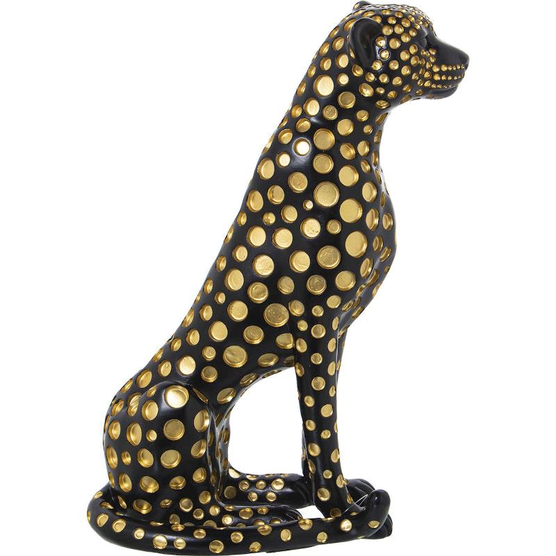 statue panthere noire art deco decoration interieur elegant